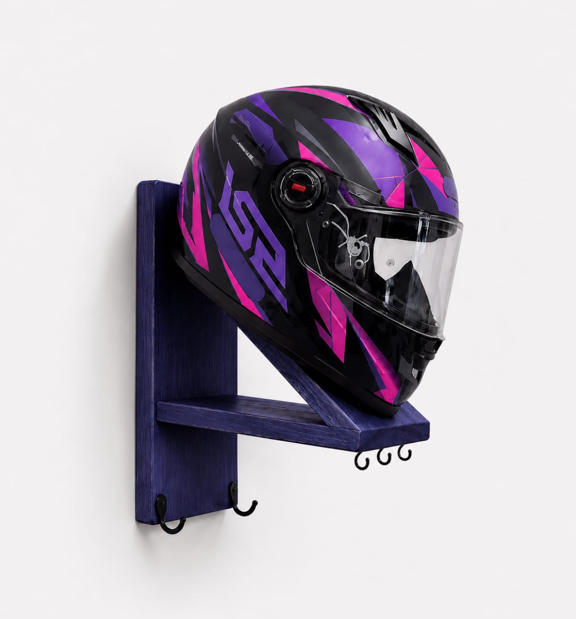 Moto 46 Factory™ Motosiklet Kask Askılığı